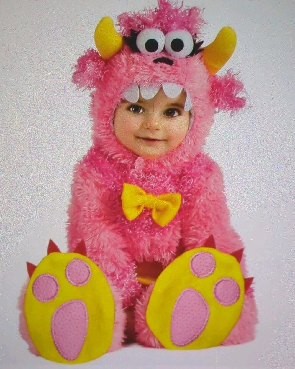 Infant Pinky Winky Monster Halloween 2 Piece Costume 12-18 Never Used